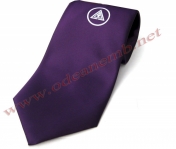 Masonic Necktie (Triangle) Purple